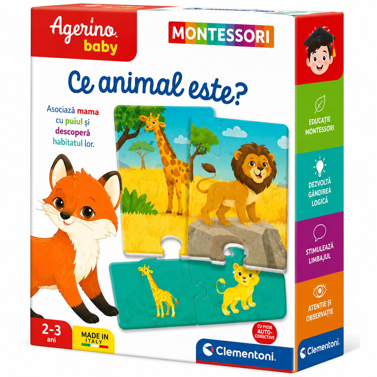 AGERINO BABY MONTESSORI CE ANIMAL ESTE